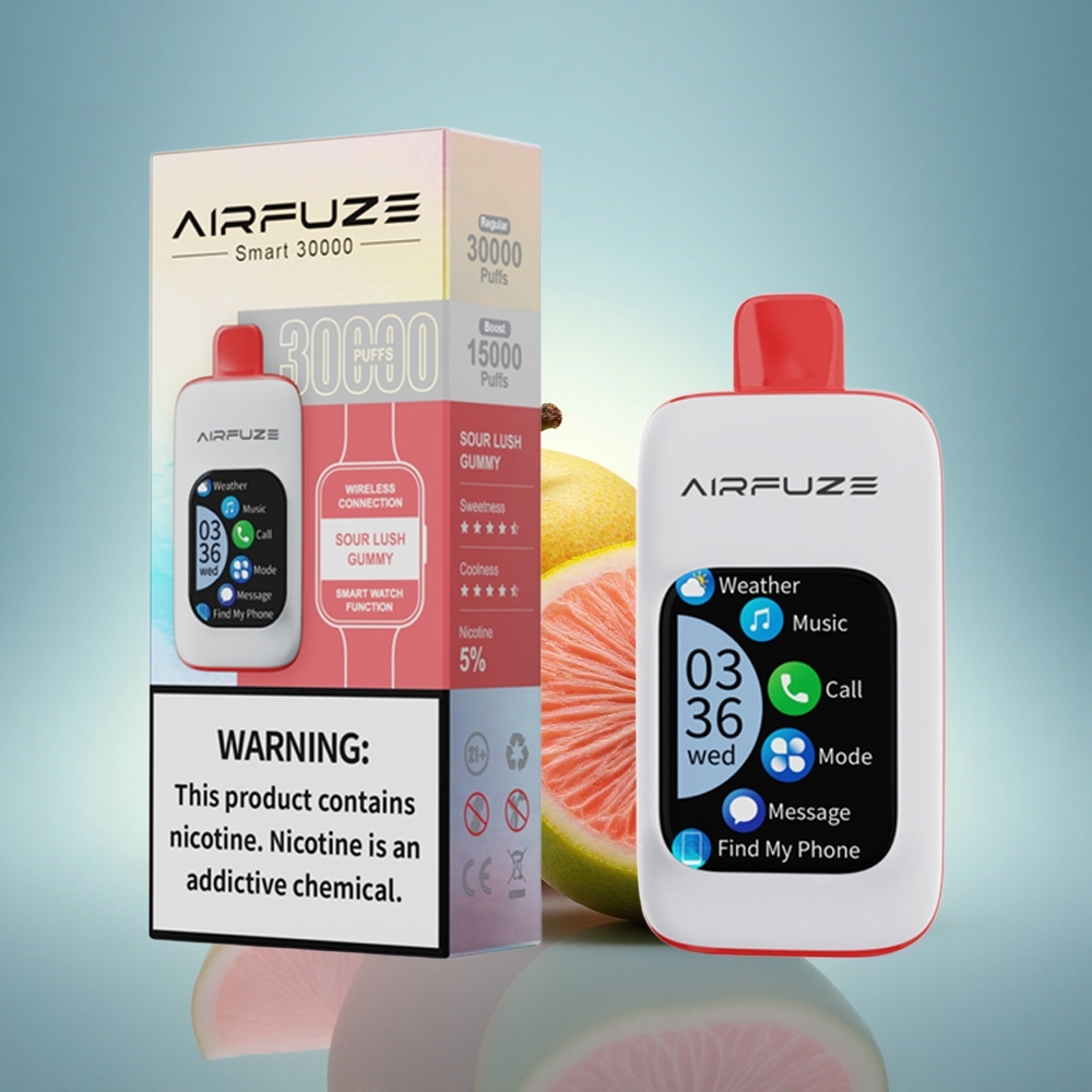 AirFuze Smart 30000 Puffs Bonbon Gélifié Acidulé 900mAh 5% Nicotine
