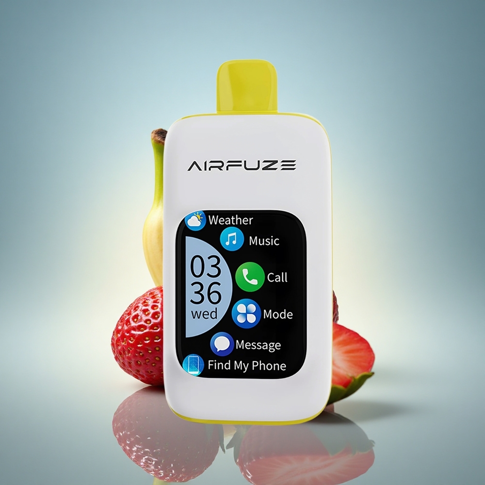 AirFuze Smart Pro 40000 Puffs Fraise Banane 900mAh Rechargeable 20ML Nicotine