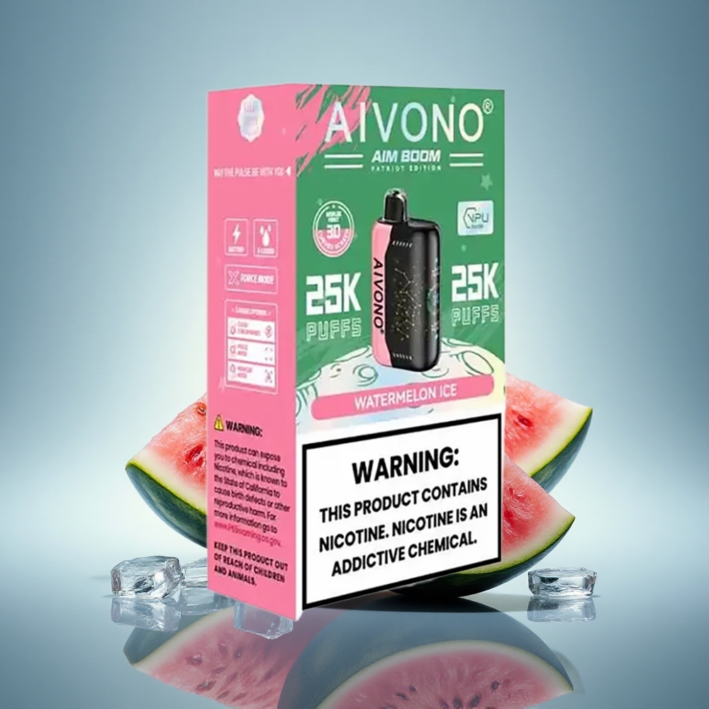 Aivono Aim Boom 25000 Puffs Glace à la Pastèque 650mAh 0% Nicotine