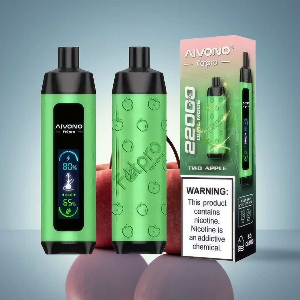 Aivono Aim Fatpro 22000 Puffs Deux Pommes 5% Nicotine 600mAh