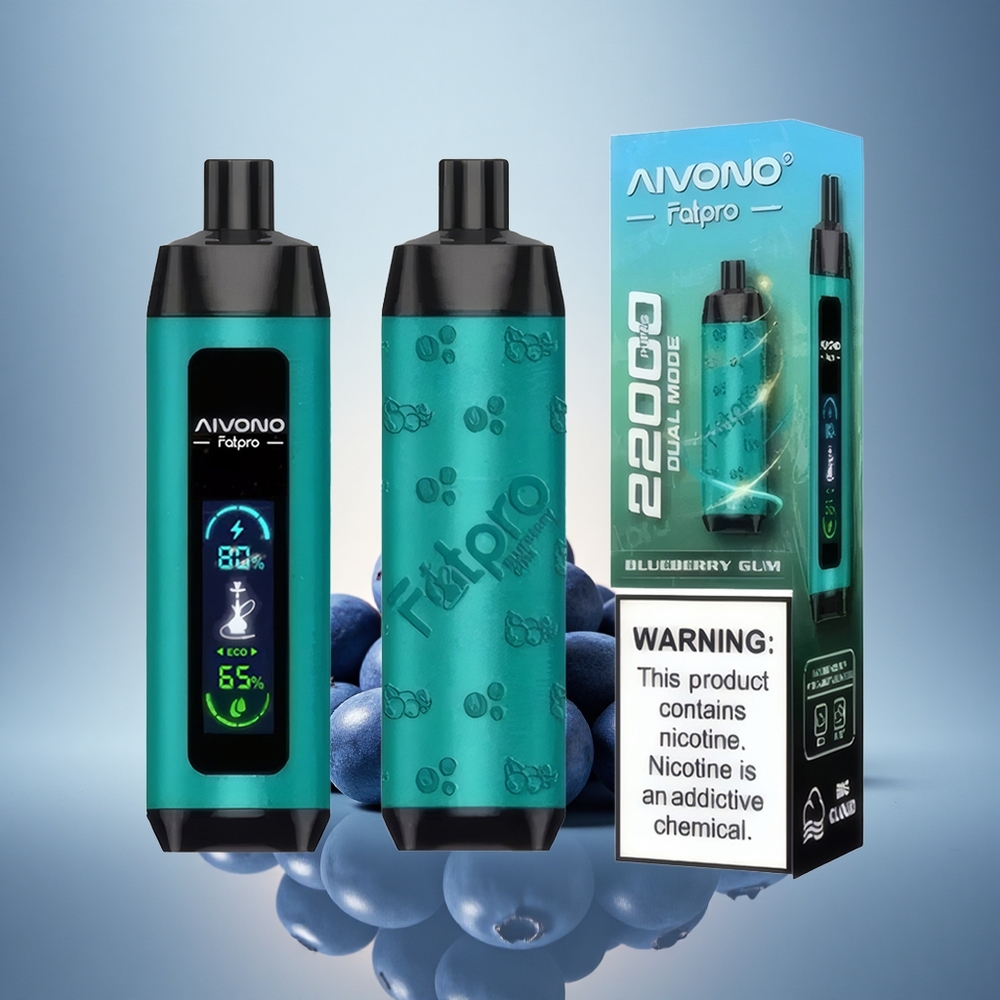 Aivono Aim Fatpro 22000 Puffs Fusil Myrtille 600mAh 5% Nicotine