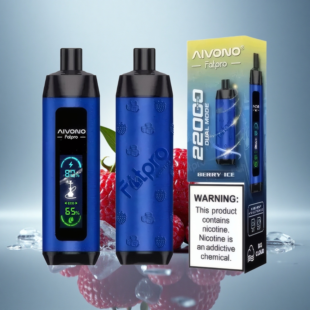 Aivono Aim Fatpro 22000 Puffs Glace Baie 5% Nicotine 600mAh