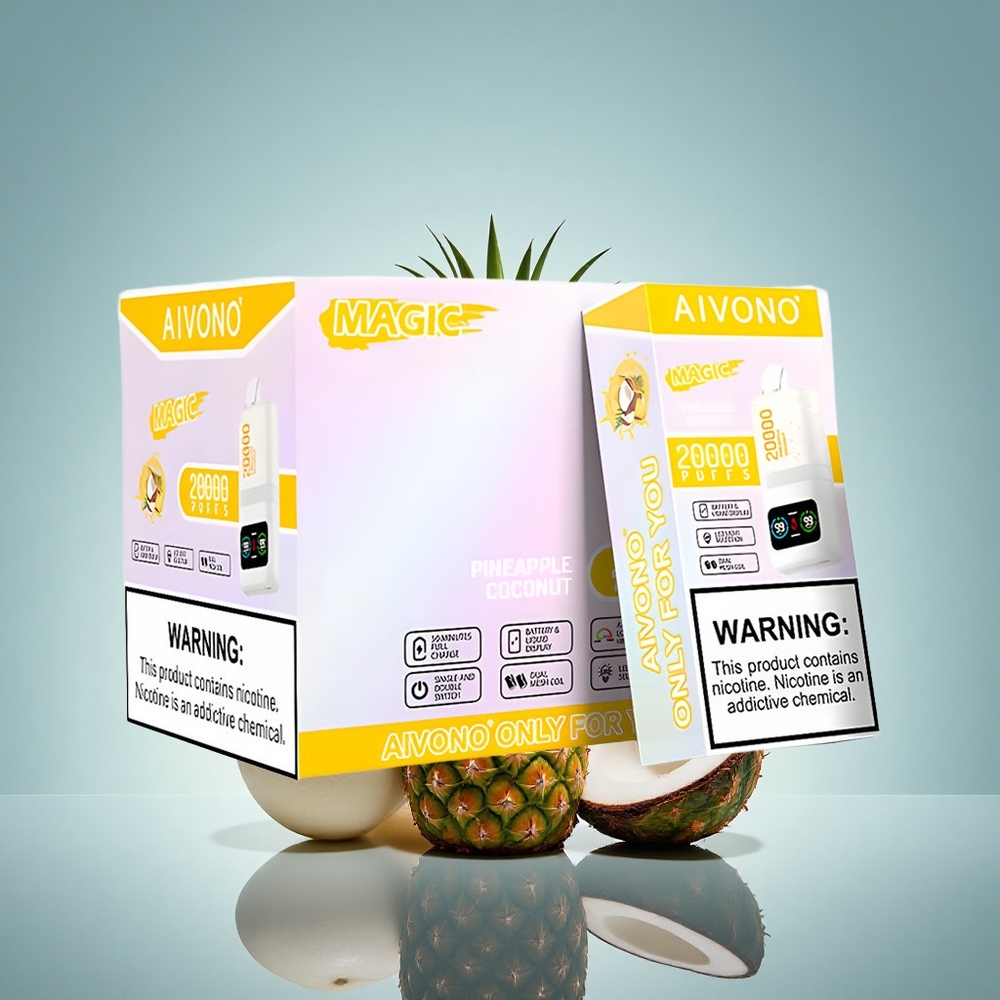 Aivono Aim Magic 20000 Puffs Ananas Noix de Coco 600mAh 5% Nicotine