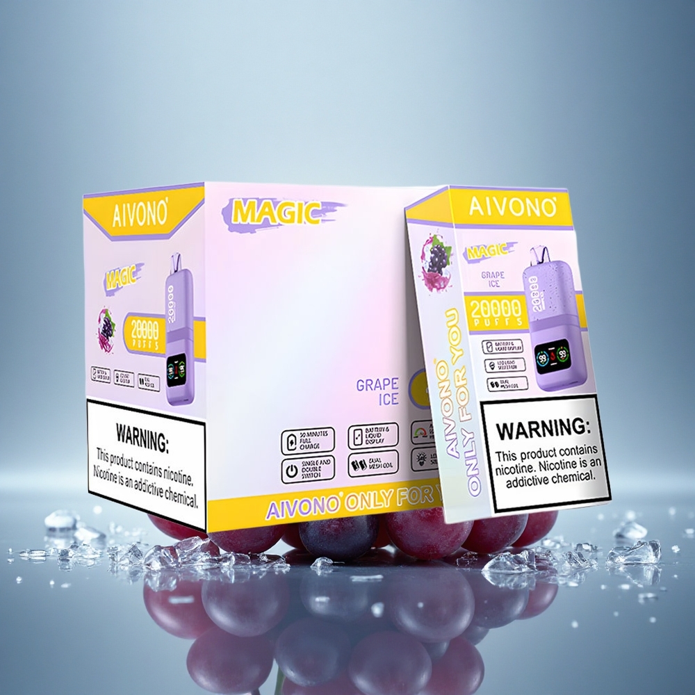 Aivono Aim Magic 20000 Puffs Glace de Raisin 5% Nicotine 600mAh