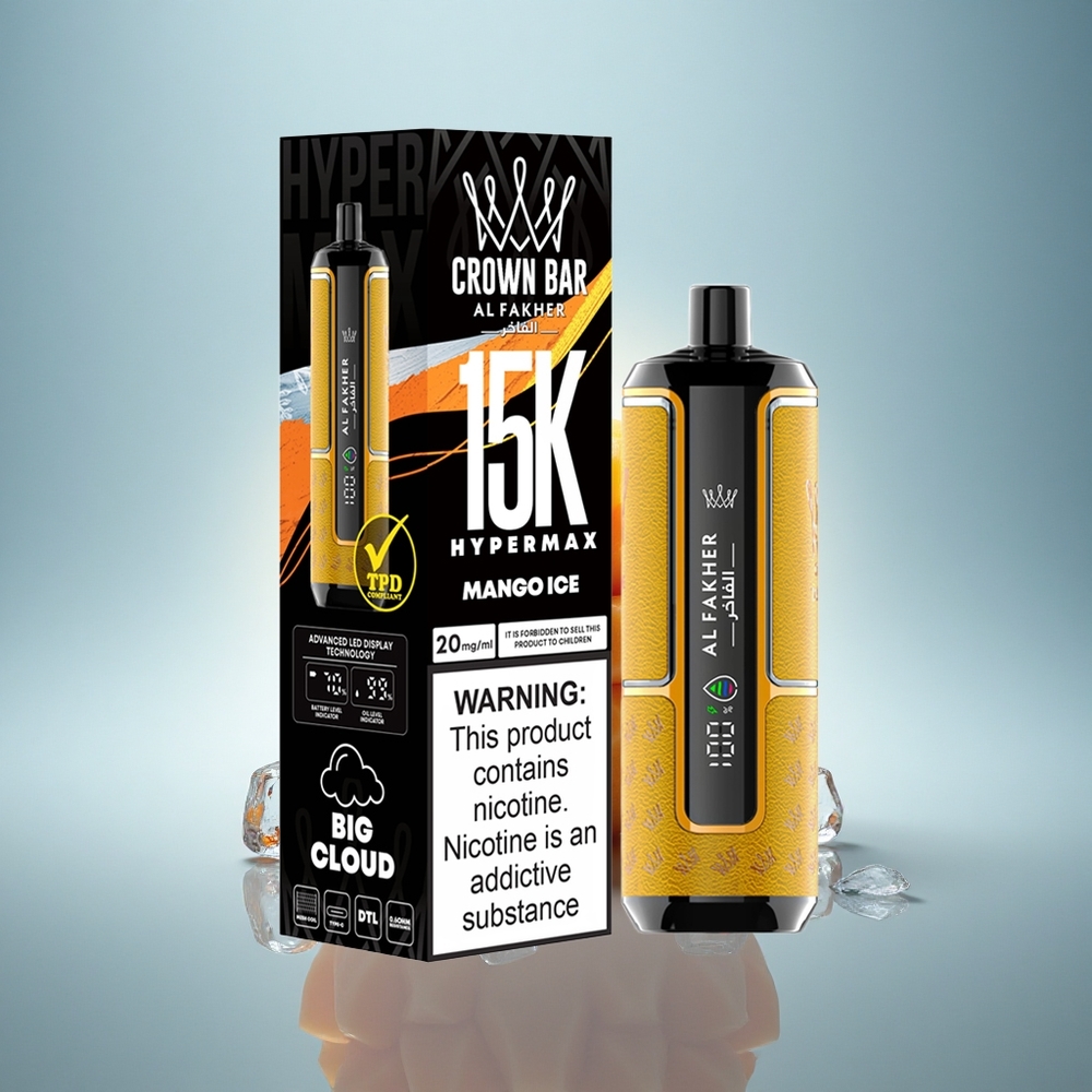 Al Fakher Crown Bar 15K Hypermax Glace à la Mangue 22ml 600mAh