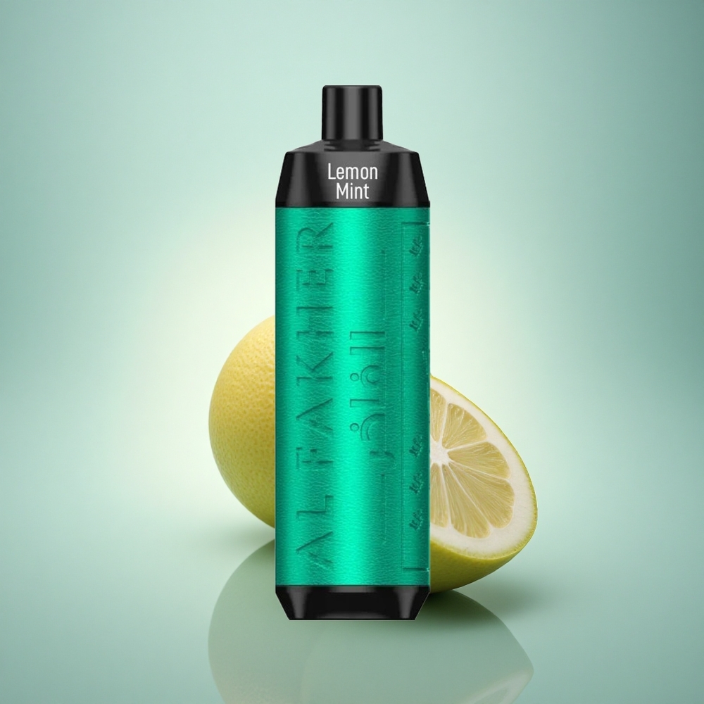 Al Fakher Crown Bar 8000 Crystal Menthe Citronnée avec 5mg de Nicotine et Batterie 600mAh
