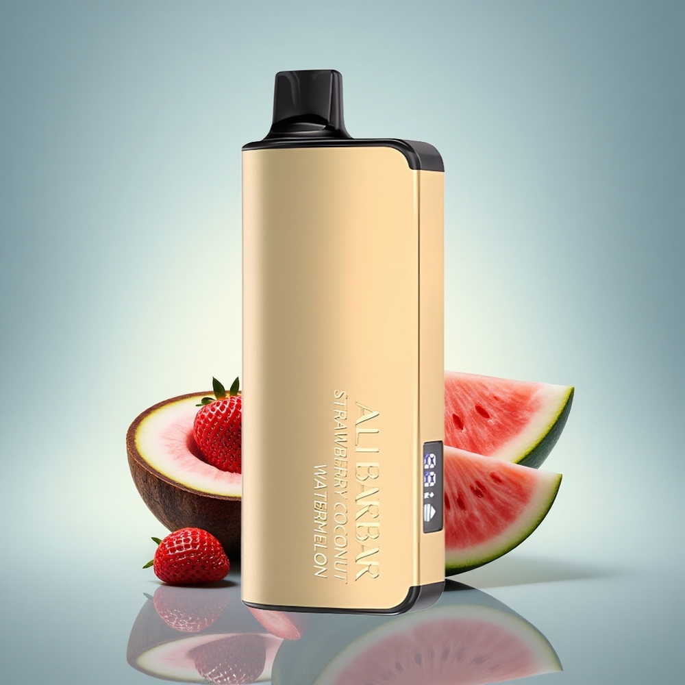 Alibarbar Ingot 9000 Puffs Fraise Noix de Coco Pastèque 2350mAh 22ml