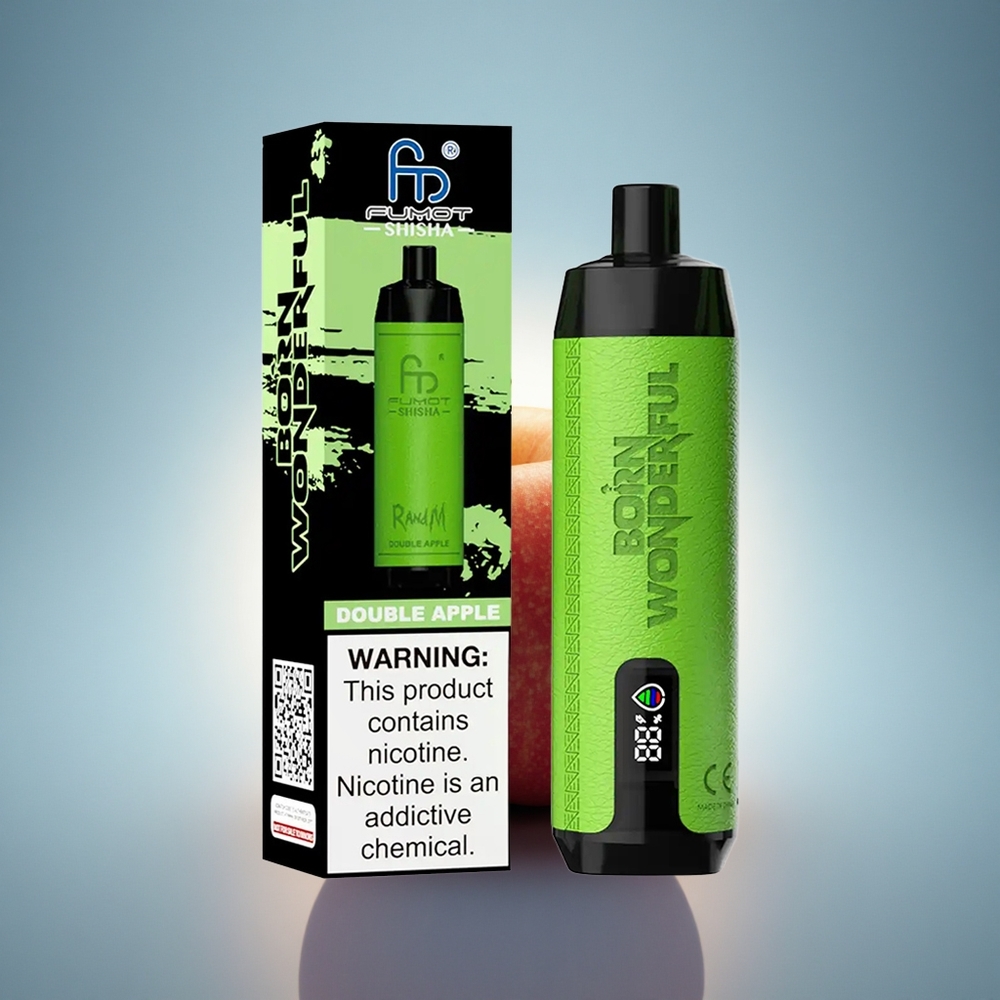 RandM Fumot Shisha 10000 Puffs Double Pomme 18ml 850mAh