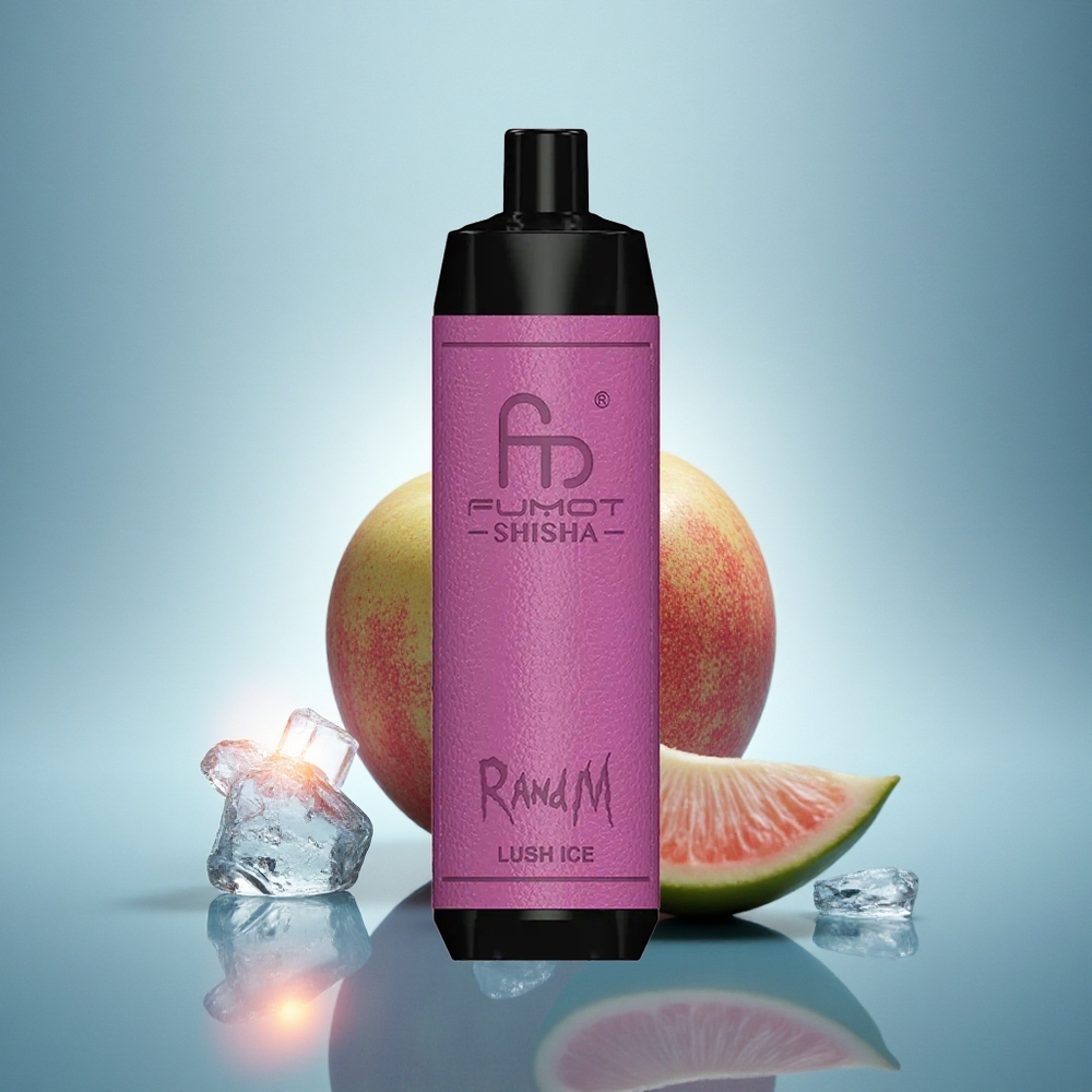 RandM Fumot Shisha 10000 Puffs Glace Rafraîchissante avec 0,5% de Nicotine et Batterie 850 mAh