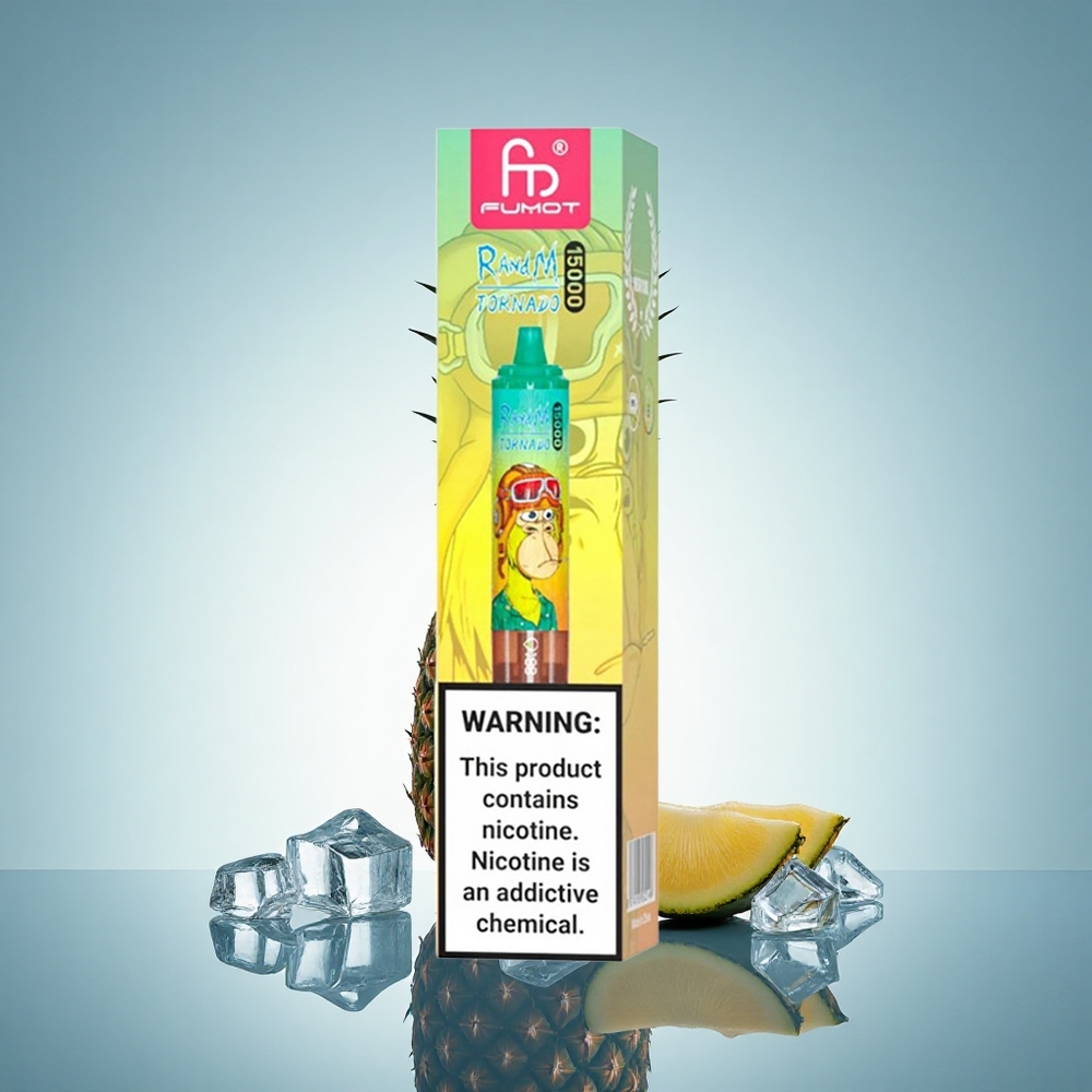 RandM Fumot Tornado 15000 Puffs Ananas Glace 25ml 850mAh