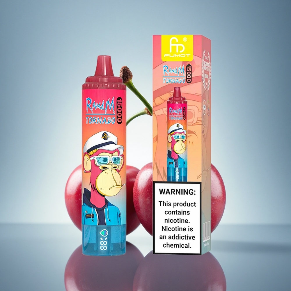 RandM Fumot Tornado 15000 Puffs Cerise 25ml 850mAh
