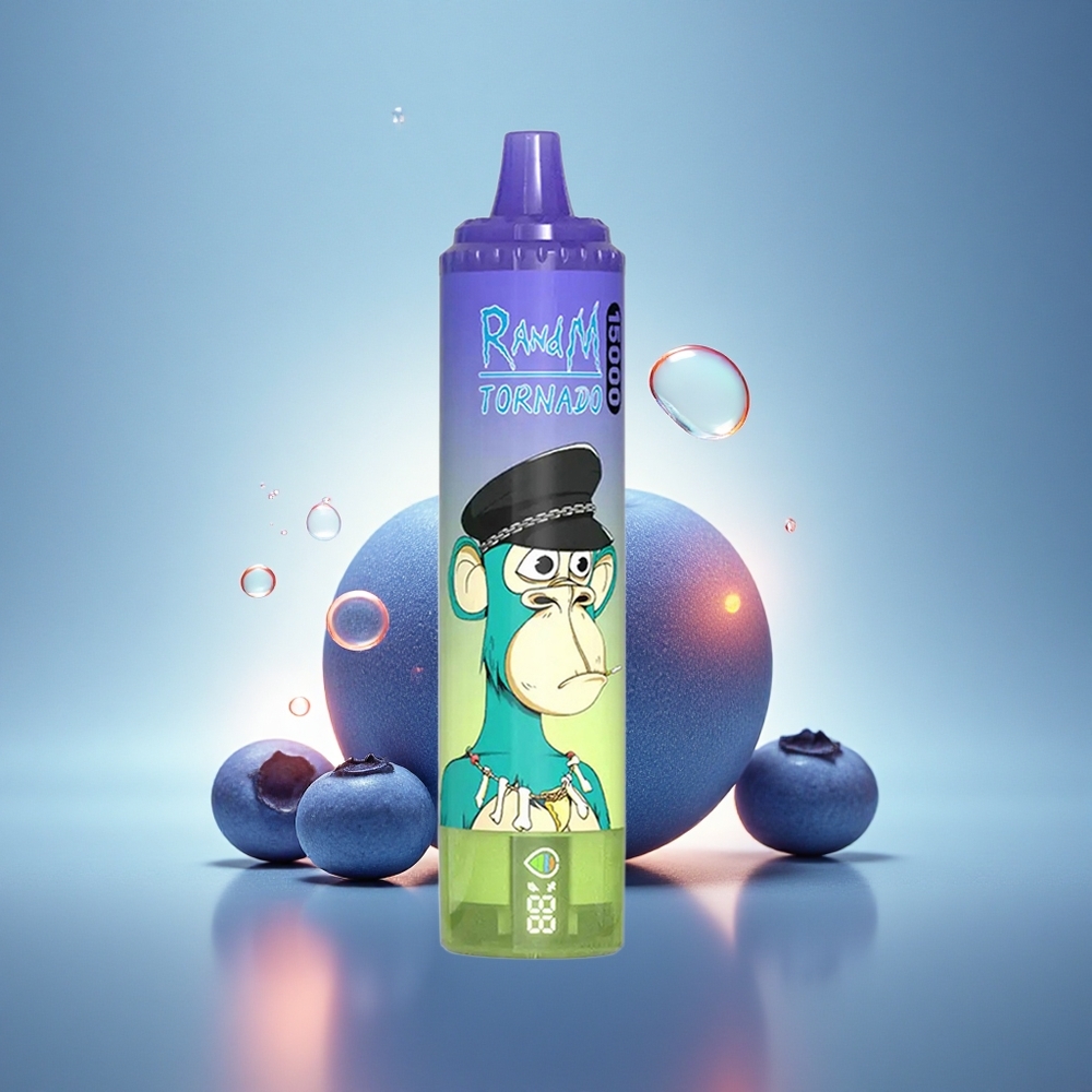 RandM Fumot Tornado 15000 Puffs Chewing Bulle Myrtille 25ml 850mAh