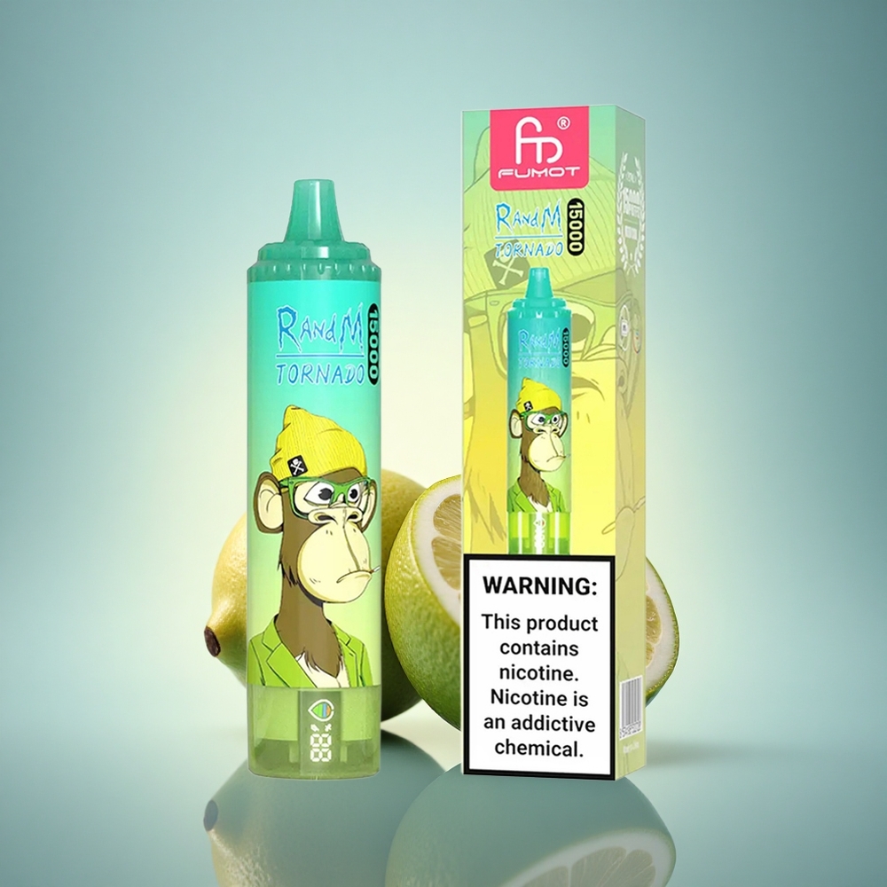 RandM Fumot Tornado 15000 Puffs Citron Vert 25ml 850mAh