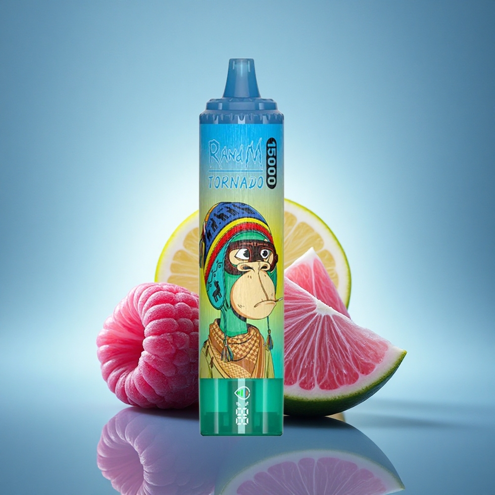 RandM Fumot Tornado 15000 Puffs Citronnade Framboise Bleue 25ml 5% Nicotine