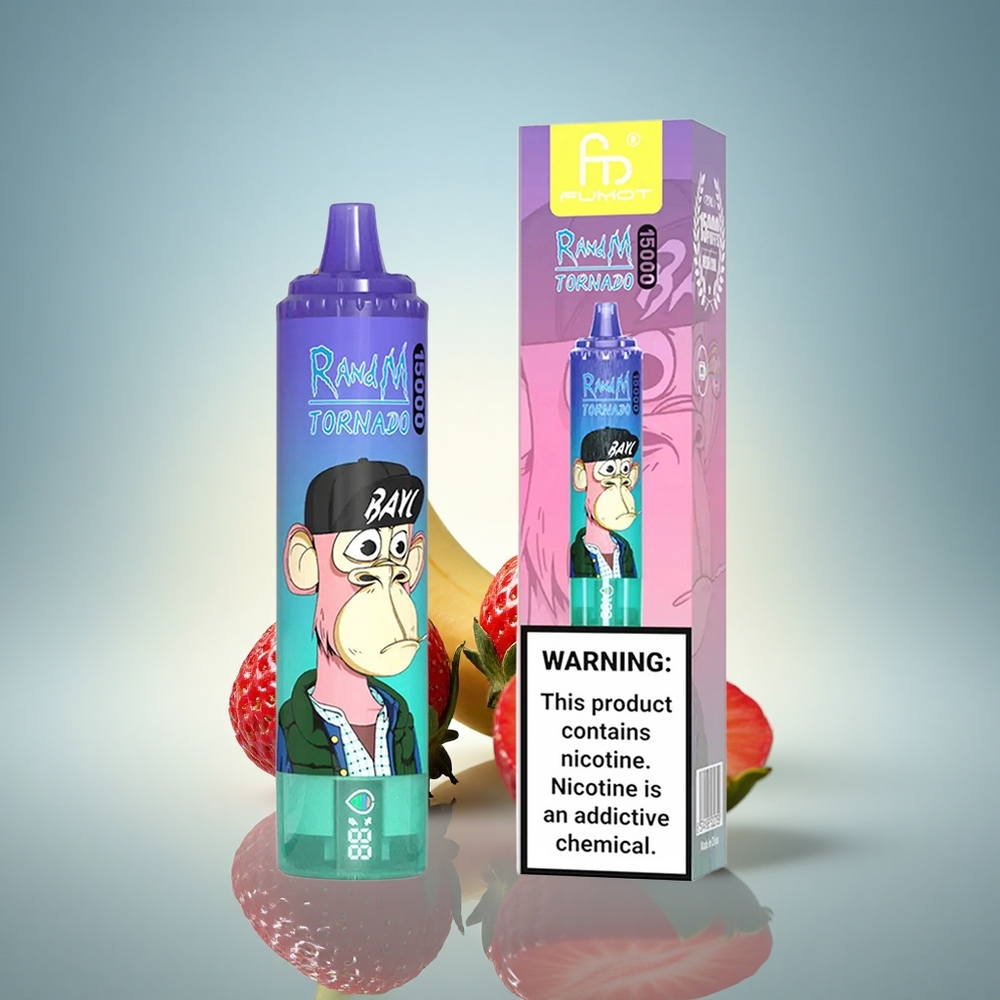 RandM Fumot Tornado 15000 Puffs Fraise Banane 25ml 850mAh