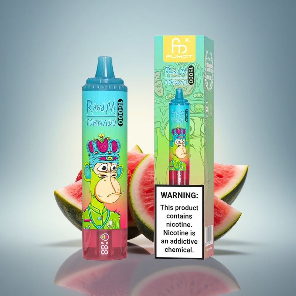 RandM Fumot Tornado 15000 Puffs Fraise Pastèque 25ml 850mAh
