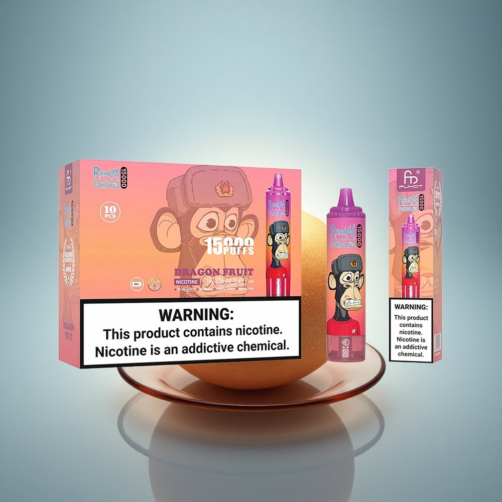 RandM Fumot Tornado 15000 Puffs Fruit du Dragon 25ml 850mAh