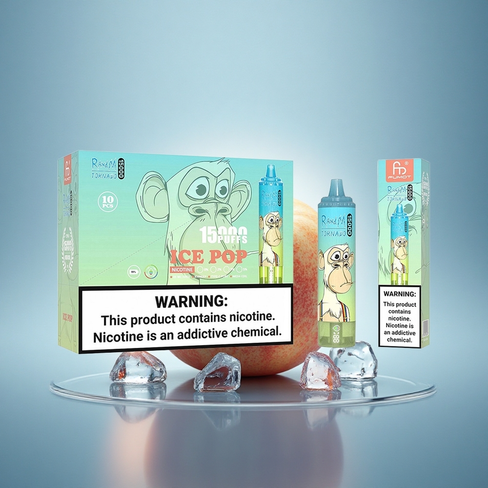 RandM Fumot Tornado 15000 Puffs Glacé 25ml 850mAh