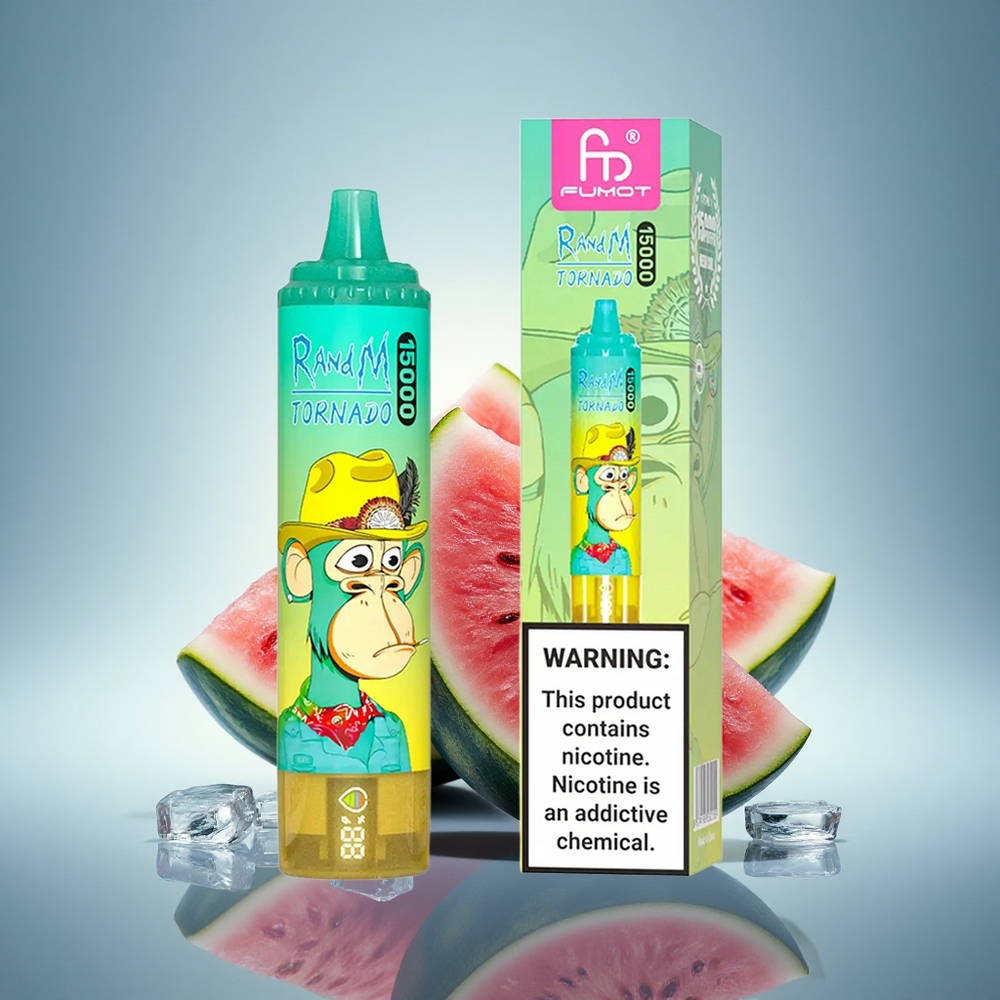 RandM Fumot Tornado 15000 Puffs Glace à la Pastèque 25ml 850mAh
