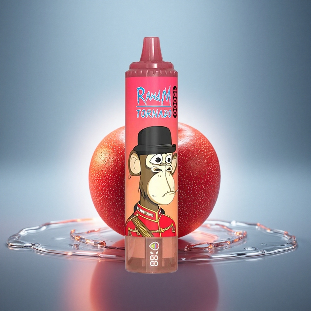 RandM Fumot Tornado 15000 Puffs Glace Énergie Rouge 25ml 850mAh