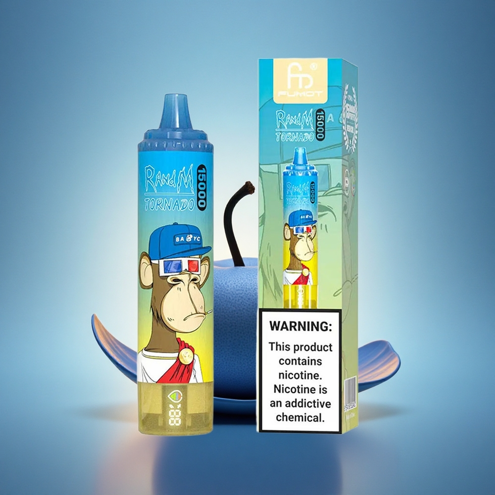 RandM Fumot Tornado 15000 Puffs Monsieur Bleu 25ml 850mAh