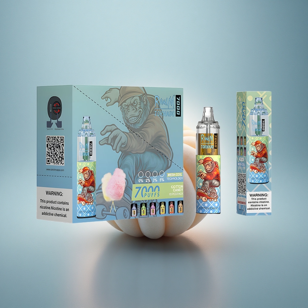 RandM Fumot Tornado 7000 Puffs Barbe à Papa 14ML 850mAh