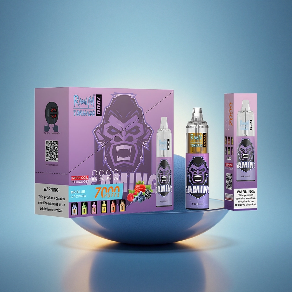 RandM Fumot Tornado 7000 Puffs Docteur Bleu 14ML 850mAh