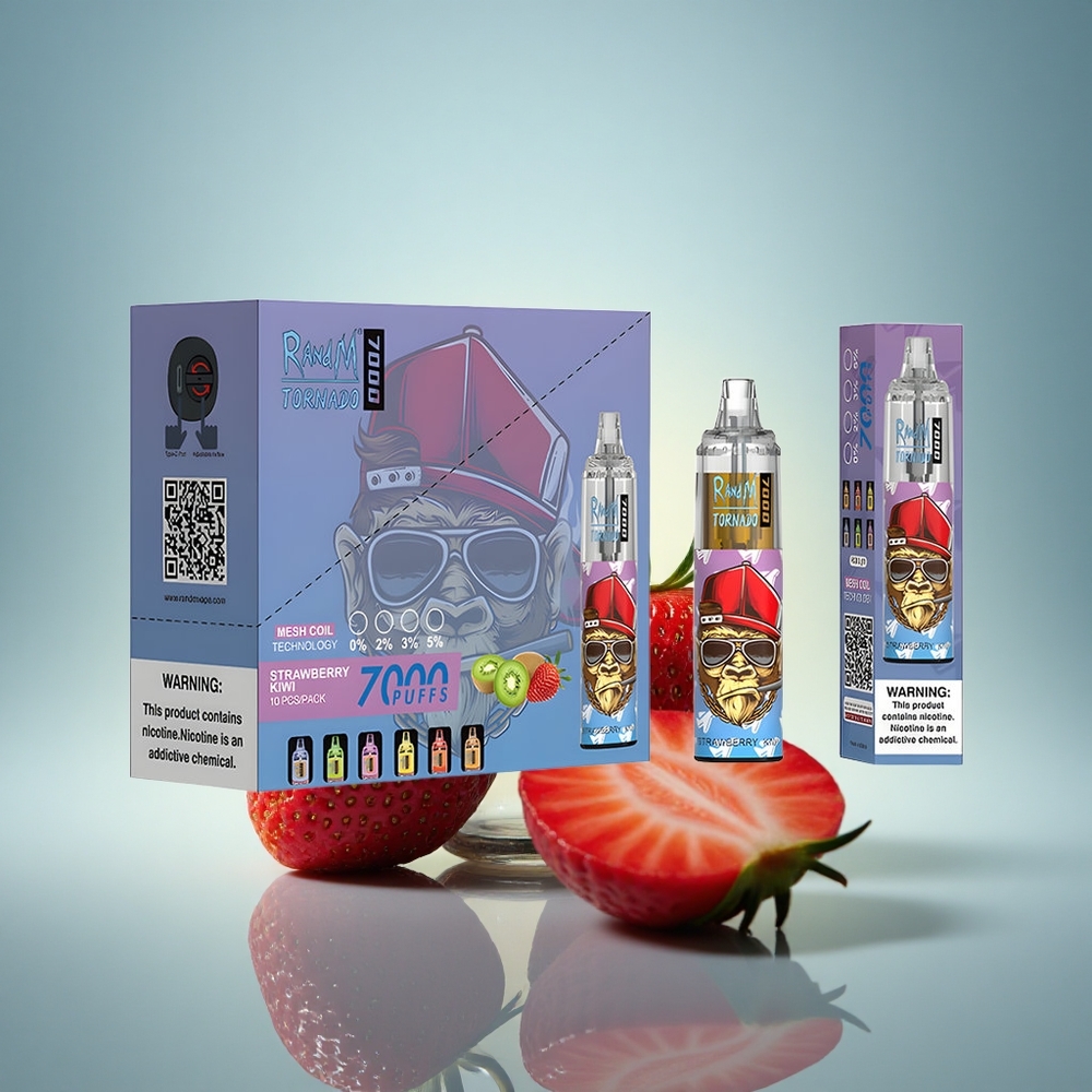 RandM Fumot Tornado 7000 Puffs Fraise Kiwi 14ml 850mAh