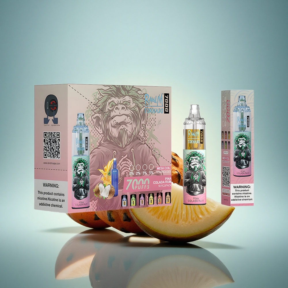 RandM Fumot Tornado 7000 Puffs Fumot Pina Colada Rhum 14ML 850mAh