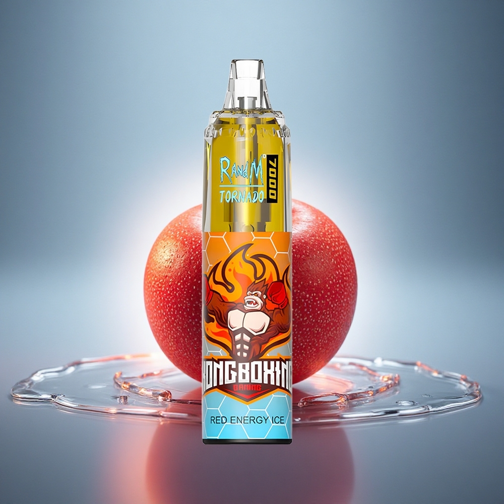 RandM Fumot Tornado 7000 Puffs Glace Énergie Rouge 14 ML 850 mAh