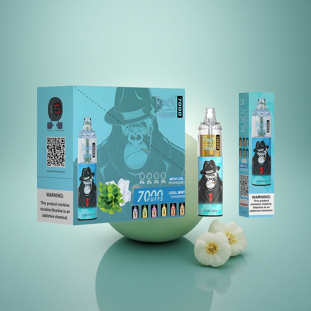 RandM Fumot Tornado 7000 Puffs Menthe Fraîche 850 mAh 5% Nicotine