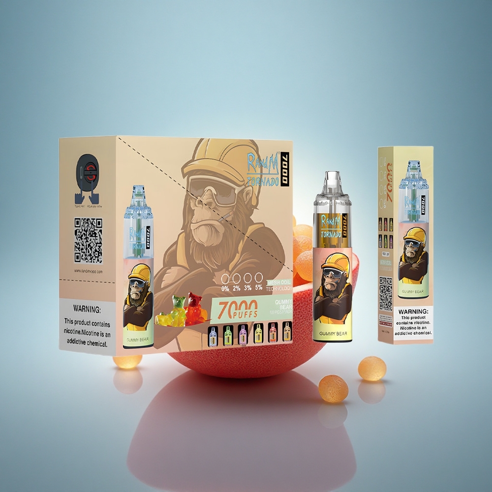 RandM Fumot Tornado 7000 Puffs Ourson Gummy 14 ML 850 mAh