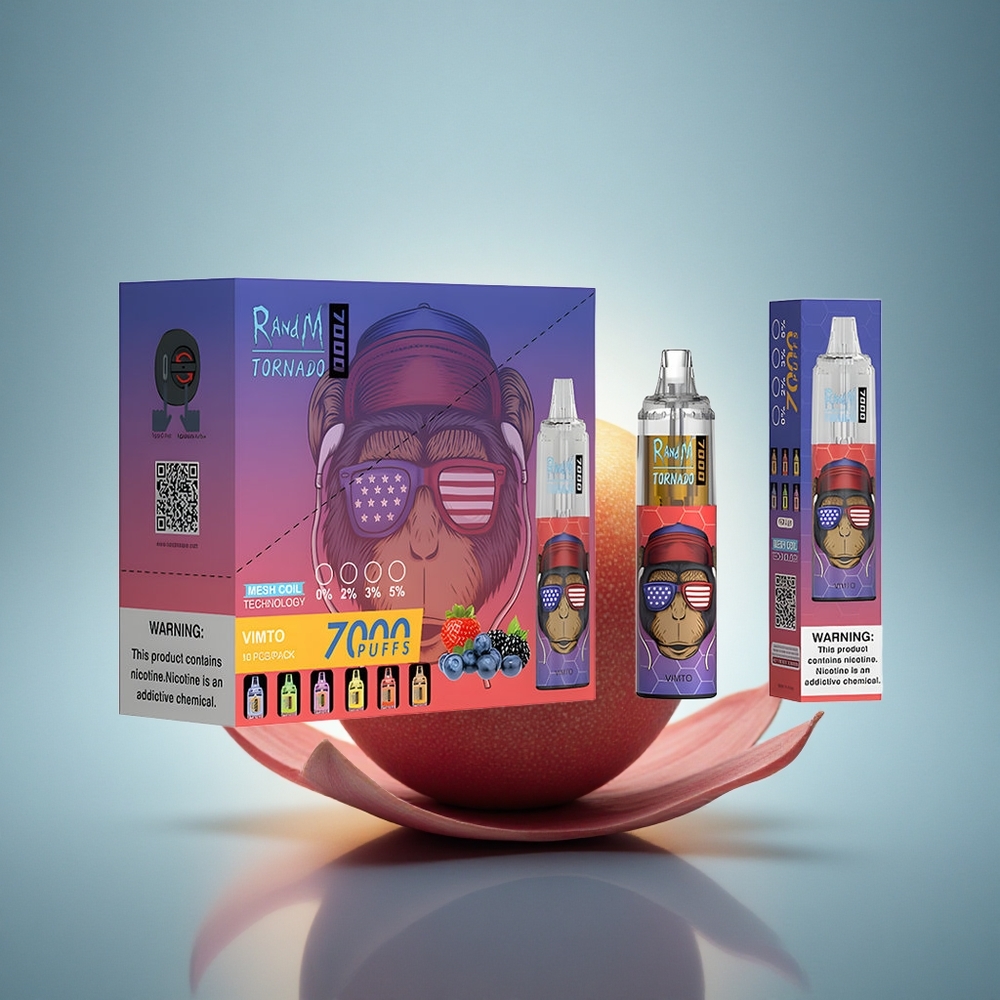 RandM Fumot Tornado 7000 Puffs Vimto Tourbillon 850 mAh 5% Nicotine