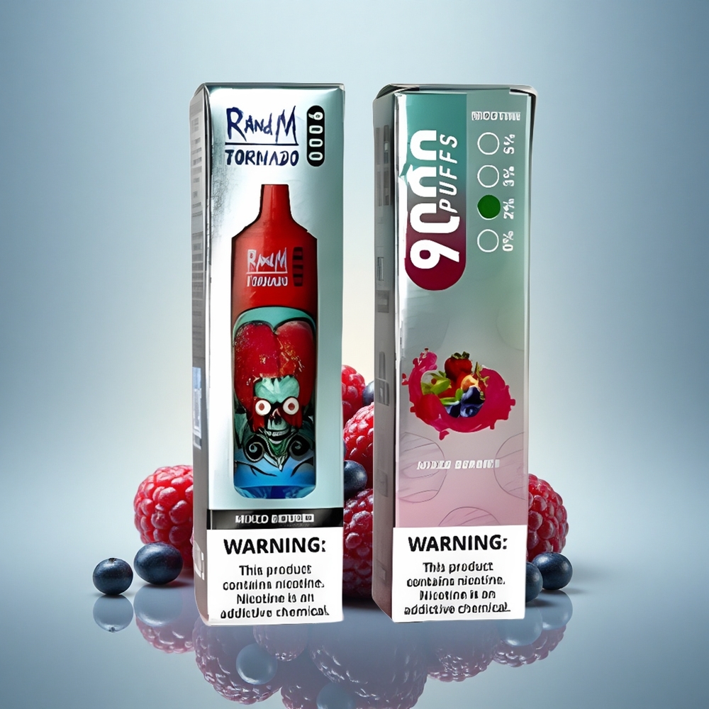 RandM Fumot Tornado 9000 Puffs Baies Mixtes 850 mAh 18 mL