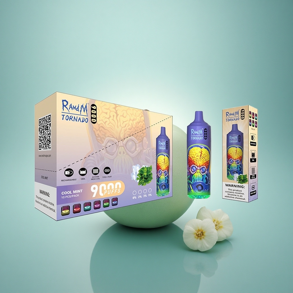 RandM Fumot Tornado 9000 Puffs Menthe Fraîche 850 mAh 18 mL