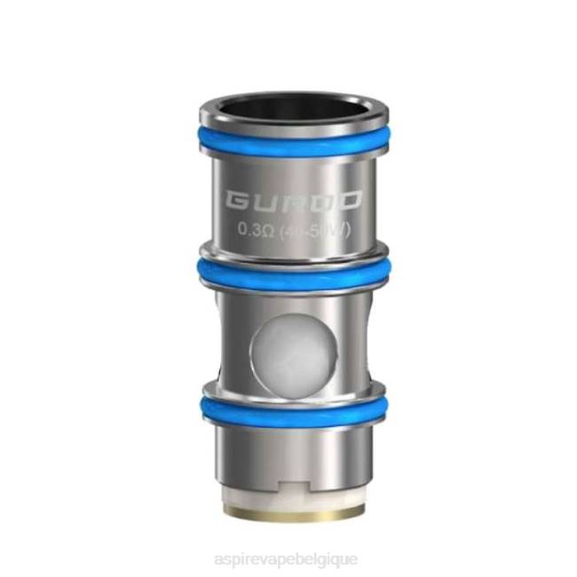 Aspire bobine guroo - paquet de 3Aspire vape bruxelles 86XN209