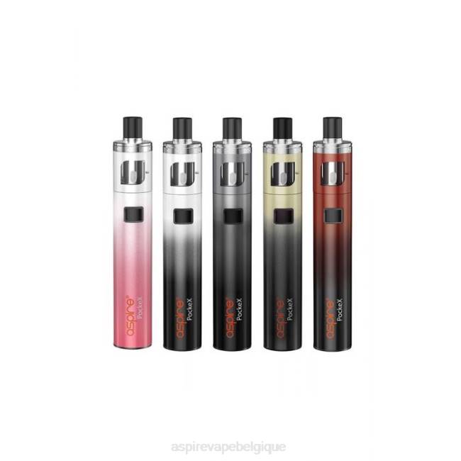 Aspire Pockex kit édition anniversaire dégradé noir et blanc Aspire vape avis 86XN117