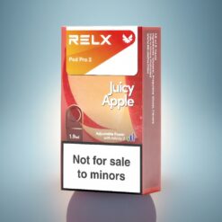 Relx Pod Pro 2 Vape Device Pomme Juteuse 0mg/ml 1,9ml 5,5W/6,5W/8W 2 ou 3 pods/paquet